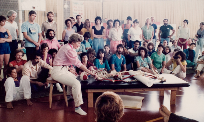 Gaby Yaron teaching, Amherst 1981