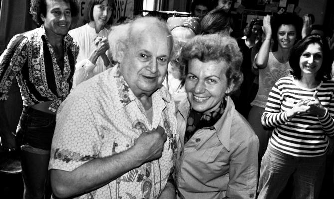 Moshé Feldenkrais and Gaby Yaron, San Francisco