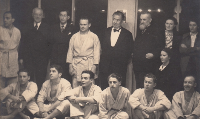 Moshé Feldenkrais, Yotaro Sugimura, Léon Eyrolles, Malka Feldenkrais, 1939