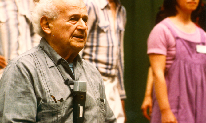 Moshé Feldenkrais portrait Freiburg 1981