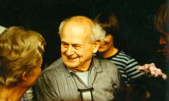 Moshe Feldenkrais portrait Freiburg 1981