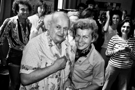 IFF Archive Image: IFF_Moshe_Feldenkrais_and_Gaby_Yaron_portrait_San_Francisco