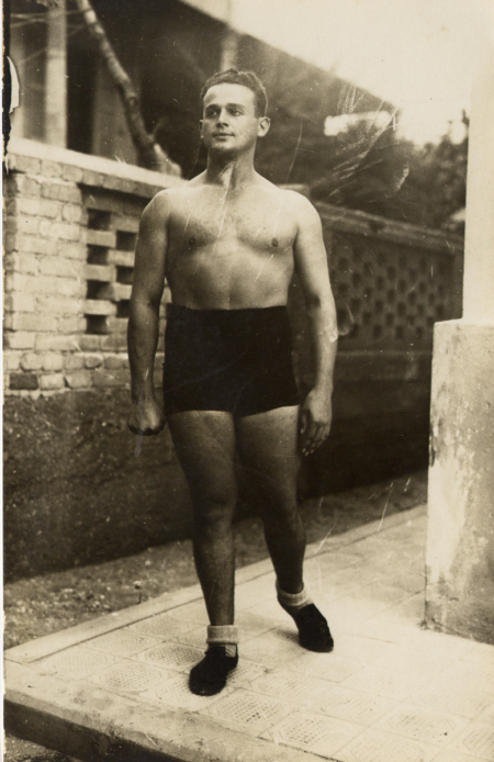 IFF Archive Image: IFF_Moshe_Feldenkrais_standing_portrait
