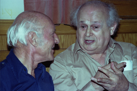 IFF Archive Image: IFF_San_Francisco_Moshe_Feldenkrais_and_Heinz_von_Foerster_2