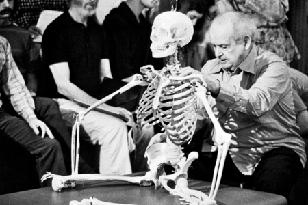 IFF Archive Image: IFF_San_Francisco_teaching_with_skeleton_2